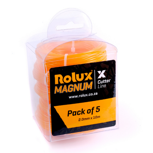 Rolux 2.0mm x 10m 5 Pack Cutting Line